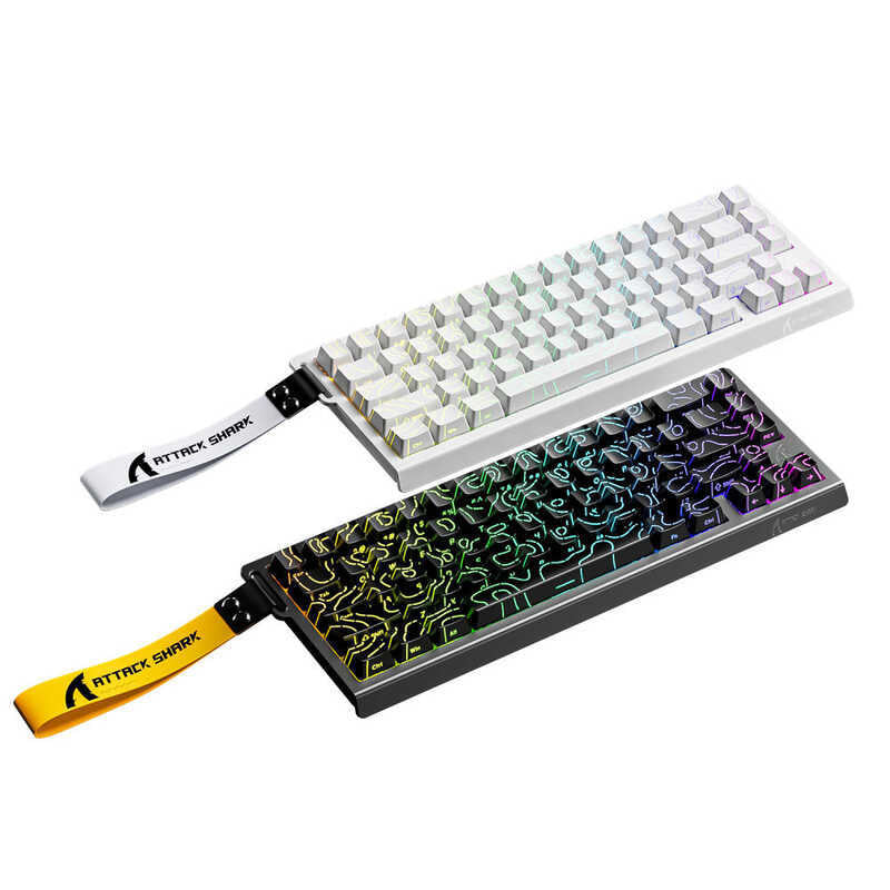 ATTACK SHARK X68 HE Gaming Mechanical Keyboard – 68 Keys, RGB Lighting & 8KHz Wired Performance PERSIAN