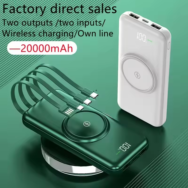 MXH 20000mAh Wireless Power Bank | Fast Charger & LED Display PERSIAN