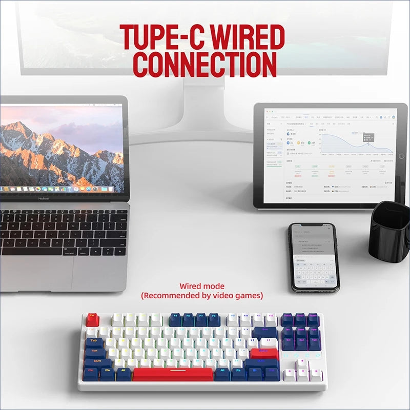 K87 87-Key RGB Hot-Swap Mechanical Gaming Keyboard PERSIAN store