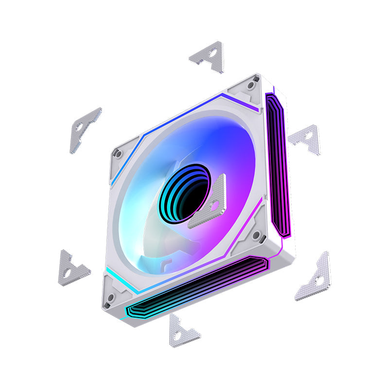 120mm RGB PC Case Fan – High Airflow, Low Noise & Fluid Bearing Cooling Fan PERSIAN store
