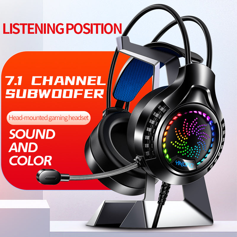 Q7 7.1 Channel USB Gaming Headset | Mic & LED Light PERSIAN