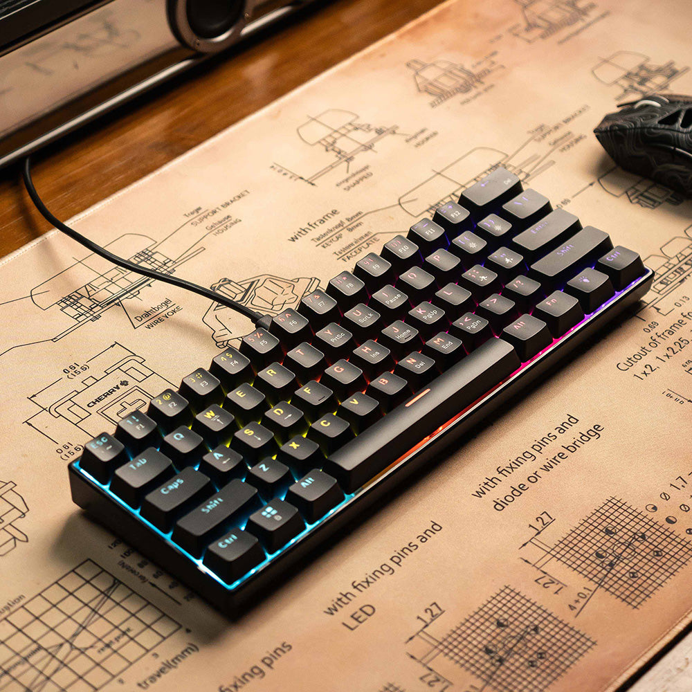 61-Key RGB Blue Switch Mechanical Gaming Keyboard PERSIAN store