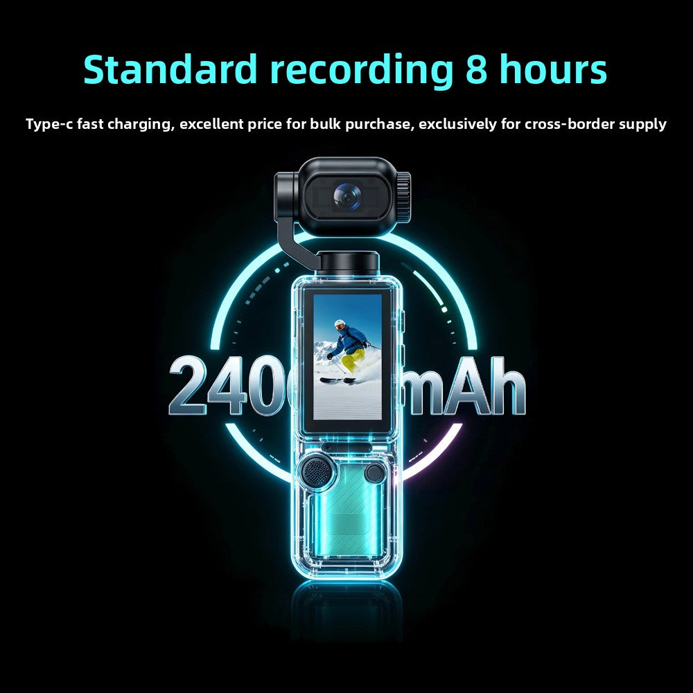 Portable 4K Vlog Camera with 3-Axis Gimbal Stabilizer | DV19 Handheld Action Camera, AI Face Tracking & TF Card PERSIAN store