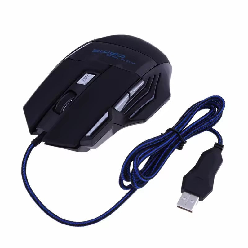 Gaming Mouse with 7-Color LED Backlight | 7-Button Adjustable USB Wired Optical Mouse for PC, Laptop & Office PERSIAN store