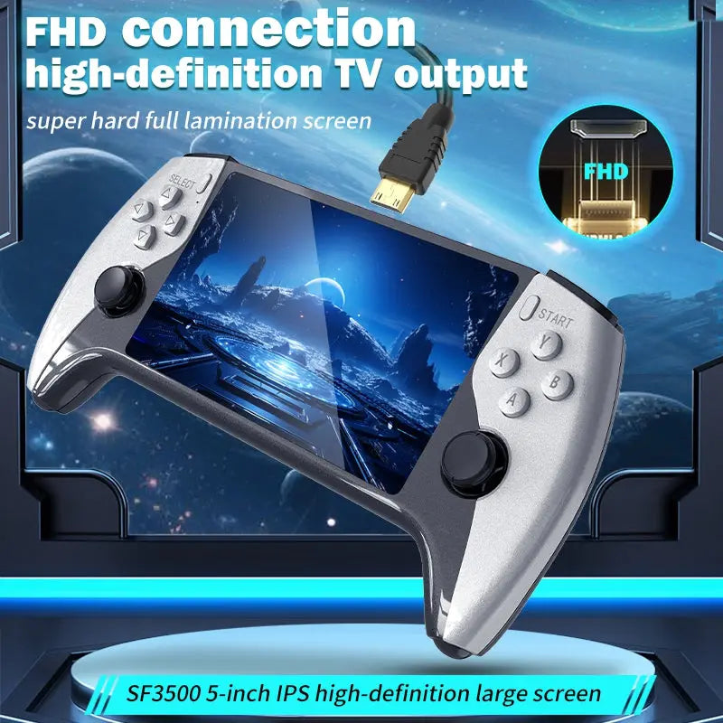 SF3500 Handheld Game Console 5" Screen, 20,000 Games, 3.7V 3000mAh Battery PERSIAN store