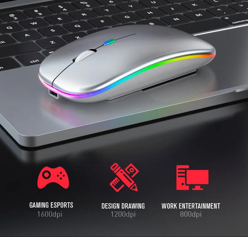 2.4G Wireless RGB Rechargeable Gaming Mouse PERSIAN store