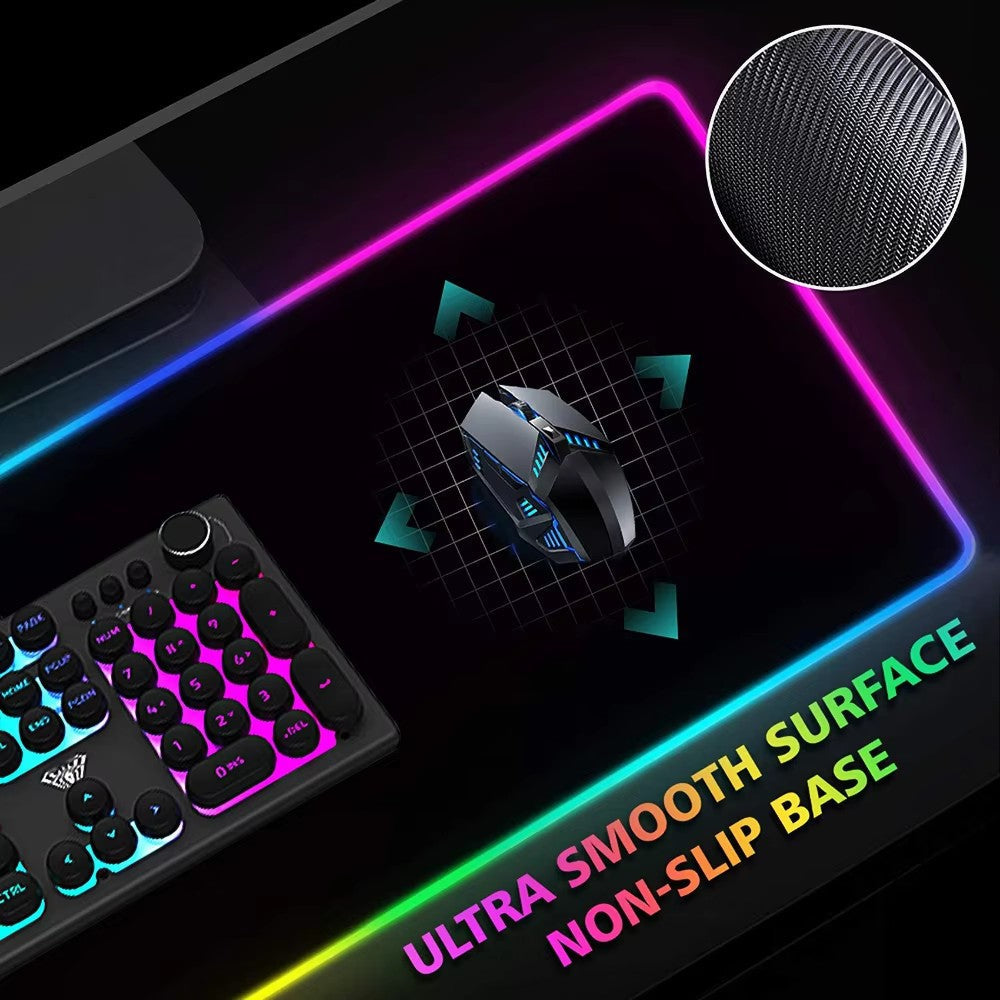 Large RGB Gaming Mouse Pad – 10 Lighting Effects, Non-Slip Rubber Base & 780×300mm Extended Design PERSIAN store