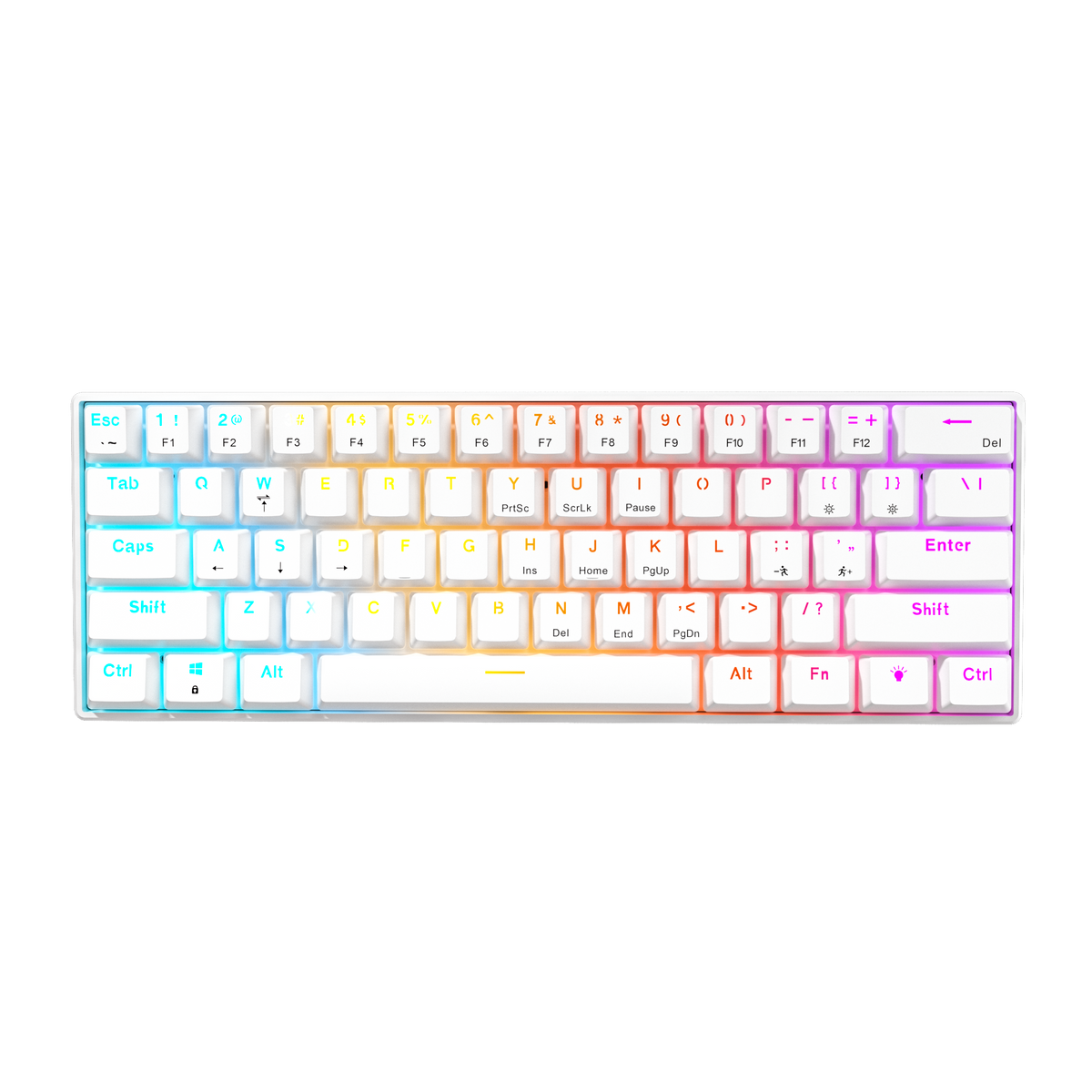 61-Key RGB Blue Switch Mechanical Gaming Keyboard PERSIAN store