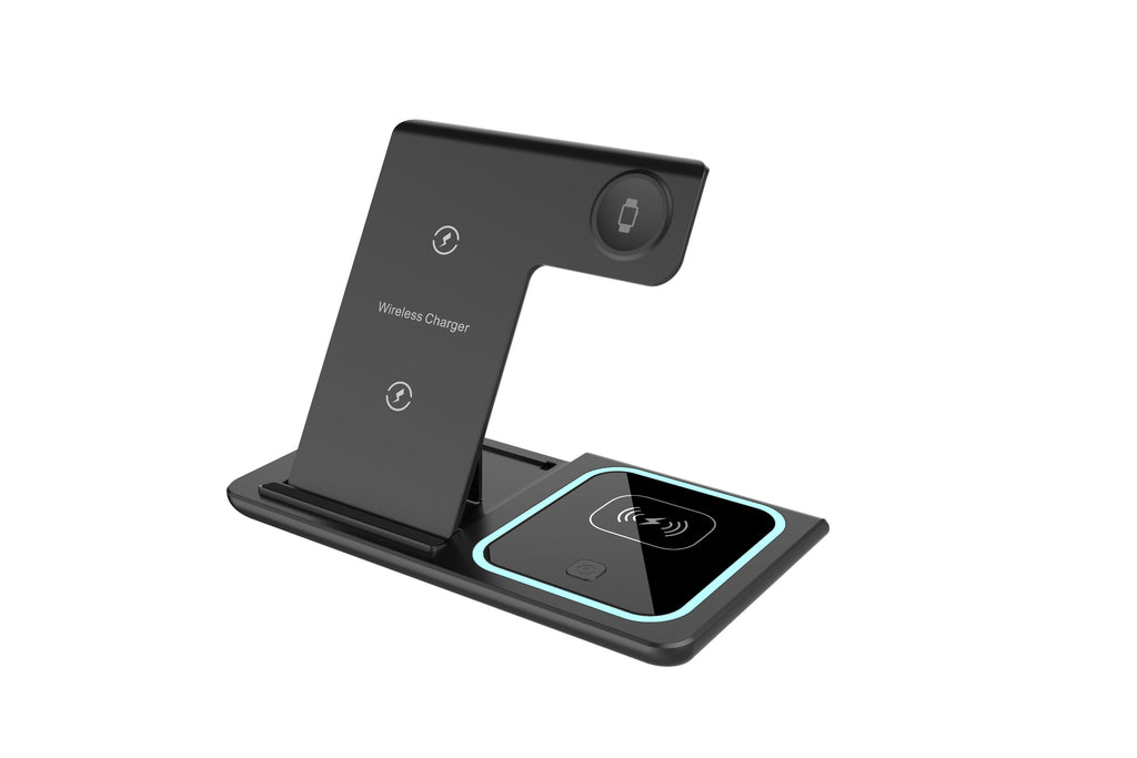 3-in-1 Magnetic Wireless Charging Station 15W – Foldable Phone Charger Stand PERSIAN