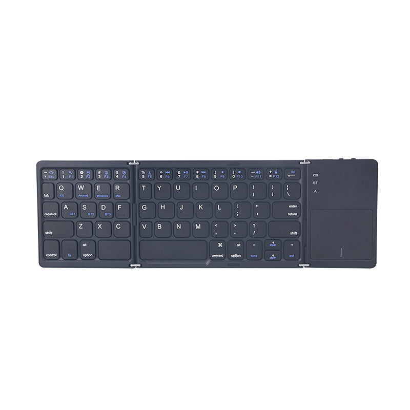 3-in-1 Foldable Mechanical Keyboard with Touchpad – Slim Wireless Mini Keyboard for Laptop PERSIAN