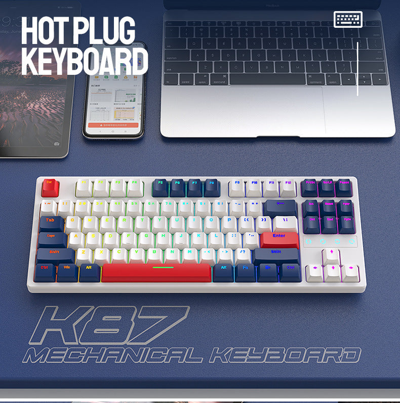 K87 87-Key RGB Hot-Swap Mechanical Gaming Keyboard PERSIAN store